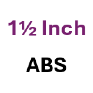 1 1/2 inch ABS 1 1/2 inch ABS