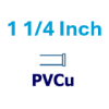 1 1/4 inch PVCu (55)