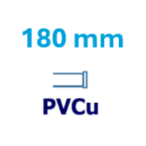 180 mm PVCu 180 mm PVCu