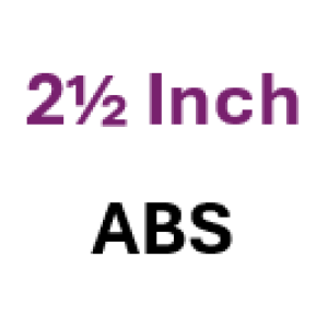 2 1/2 inch ABS 2 1/2 inch ABS