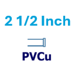 2 1/2 inch PVCu