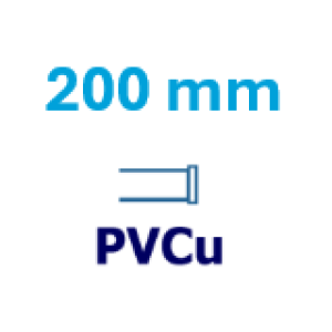 200 mm PVCu 200 mm PVCu