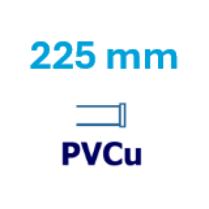 225 mm PVCu