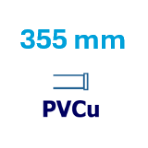 355 mm PVCu