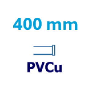 400 mm PVCu 400 mm PVCu