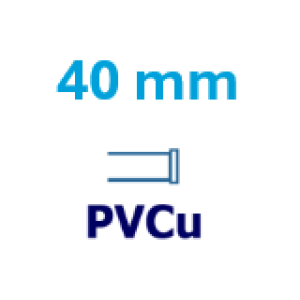 40 mm PVCu 40 mm PVCu