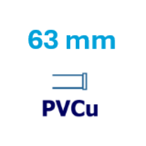 63 mm PVCu
