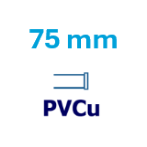 75 mm PVCu 75 mm PVCu