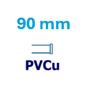 90 mm PVCu 90 mm PVCu