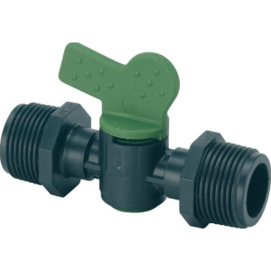 Plastic In Line Valve BSP Male x Male Plastic In Line Valve BSP Male x Male