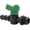 Plastic In Line Valve Barb x BSP Male (5)