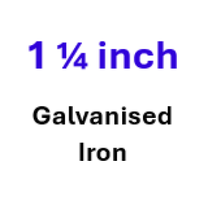 1 1/4 inch Galvanised