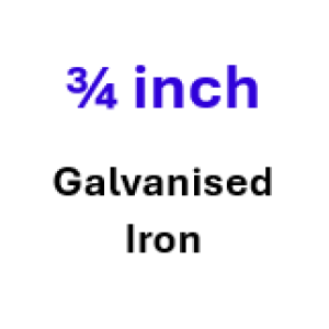 3/4 inch Galvanised 3/4 inch Galvanised