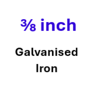3/8 inch Galvanised 3/8 inch Galvanised