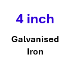4 inch Galvanised 4 inch Galvanised
