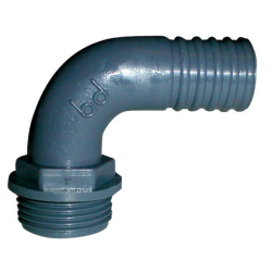 Hose Adaptor - Male Elbow 1 1/2 inch Male BSP x 40mm Hose Diameter