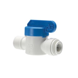 PP Shut Off Valve Connection 1/4 inch Tube OD x 1/4 inch Male NPTF PP Shut Off Valve Connection 1/4 inch Tube OD x 1/4 inch Male NPTF