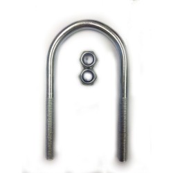 M10 Round Electro-Plated U Bolts 40MM Width X 100MM Length M10 Round Electro-Plated U Bolts 40MM Width X 100MM Length