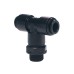 Swivel Tee 12mm Tube OD x 3/8" Bsp Thread