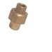 1" Brass Straight Union FxF
