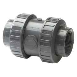 PVC SPRING CHECK VALVE THREADED 2½" PVC SPRING CHECK VALVE THREADED 2½"