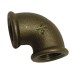 2" Black Iron 90 Elbow FxF