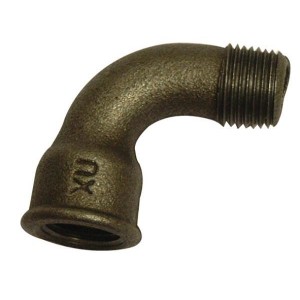 Black Iron Bends 90° MxF