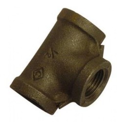 1.1/2" Black Iron Equal Tee FxFxF 1.1/2" Black Iron Equal Tee FxFxF