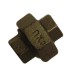 1/2" Black Iron Straight Union FxF