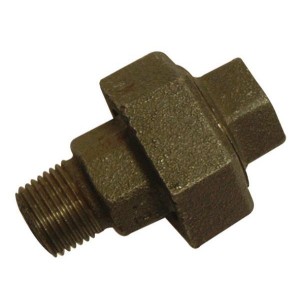 Black Iron Straight Unions MxF