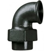 1.1/2" Black Iron Union Elbow MxF