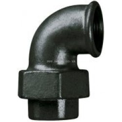 1.1/2" Black Iron Union Elbow MxF 1.1/2" Black Iron Union Elbow MxF