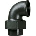 1.1/2" Black Iron Union Elbow MxF