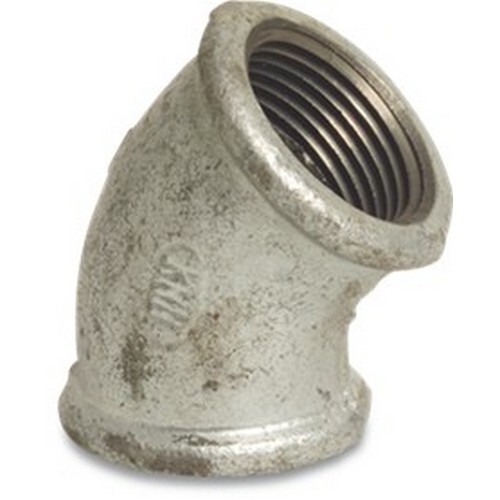 1/2" Galvanised Elbow 45 FxF