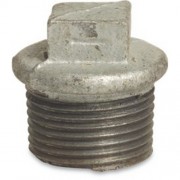 ¼" Galvanised Flanged Plug