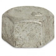 3" Galvanised Hex Cap