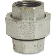 2.1/2" Galvanised Straight Union FxF