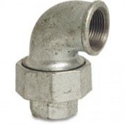 2" Galvanised Union Elbow FxF