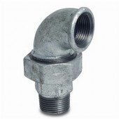 3/4" Galvanised Union Elbow MxF