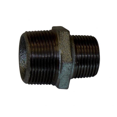 1.1/4 X 1" Black Iron Reducing Nipple