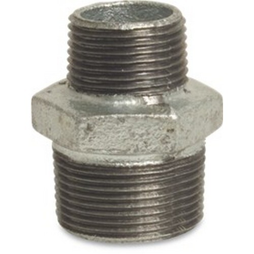 1.1/2" X 1" Galvanised Reducing Nipple