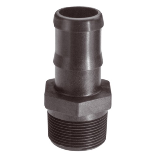 1 1/2 inch M Thread to 1 1/2 inch Barb - Male Threaded Hose Pipe