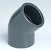 280mm PVCu Plain Elbow 45 Degree