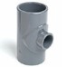 125X110mm PVCu Plain Reducing Tee