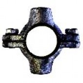 100MM (4") Black Iron Double Pipe Ring