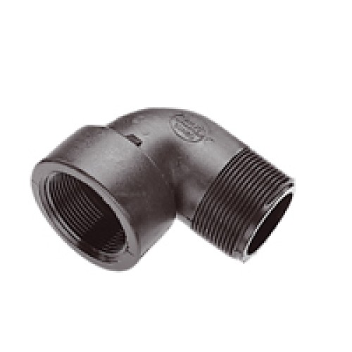 1 1/2 inch F Thread - 1 1/2 inch M Thread - Street Elbow