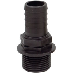 1 1/2 inch M Thread x 40mm Barb - Hose Tail Male Thread 1 1/2 inch M Thread x 40mm Barb - Hose Tail Male Thread