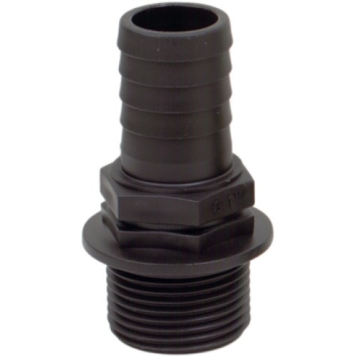 1 inch M Thread x 19mm Barb - Hose Tail Male Thread