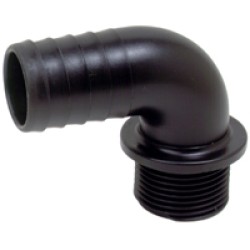 1 1/2" M Thread to 30mm Barb - 90° Hose 1 1/2" M Thread to 30mm Barb - 90° Hose