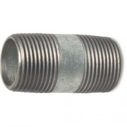 4" Galvanised Barrel Nipples MxM